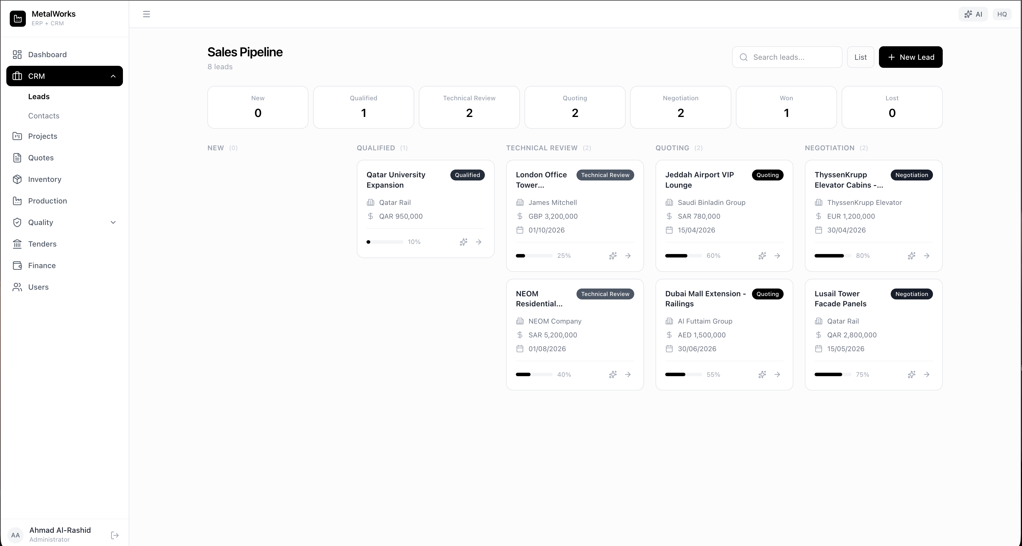 AI-Native CRM + ERP